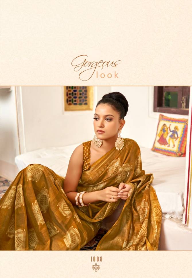 The Fabrica Shades Fancy Festival Wear Designer Latest Cotton Saree Collection

